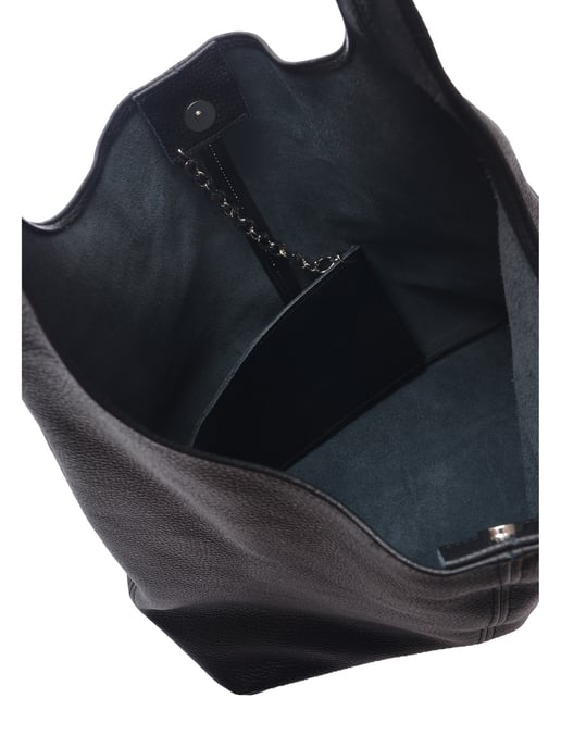 Roberta M Negro Bolso de cuero - Image 4