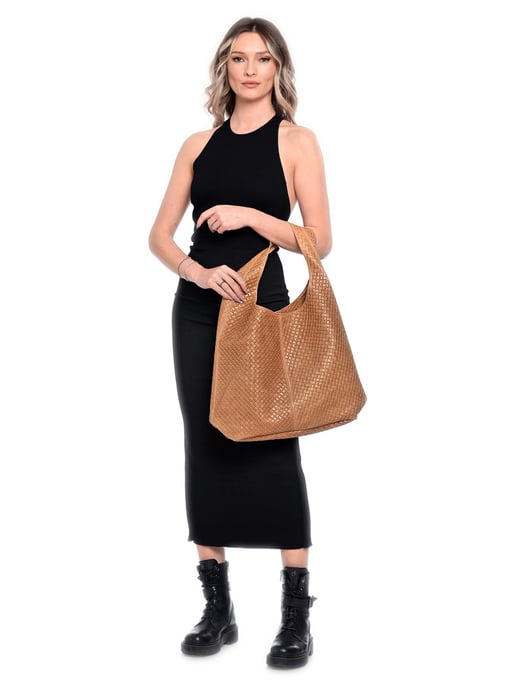 Luisa Vannini Brown Bolso de cuero - Image 5