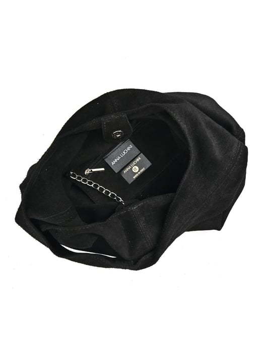 Anna Luchini Negro Bolso de cuero - Image 4
