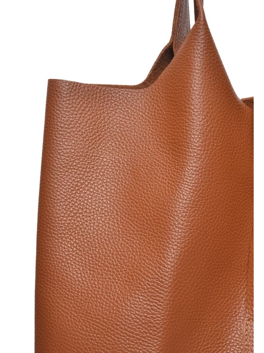 Anna Luchini Brown Bolso de cuero - Image 3