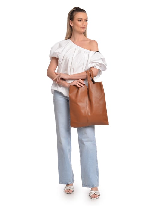 Anna Luchini Brown Bolso de cuero - Image 5