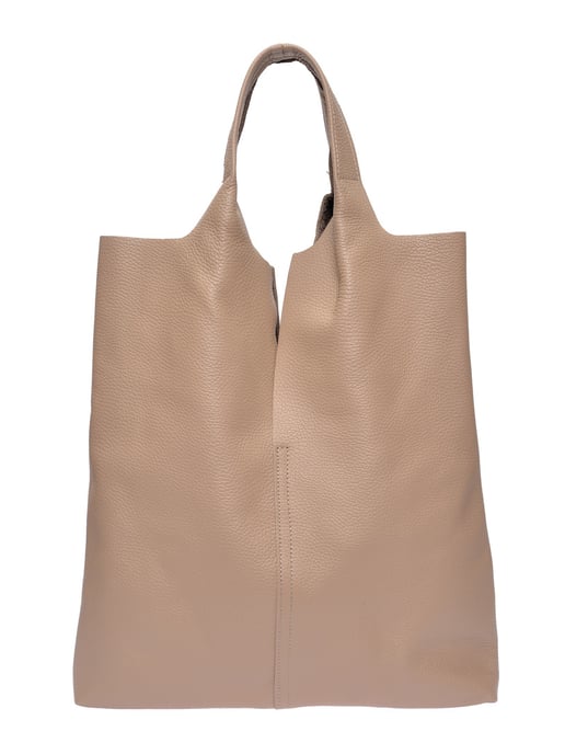 Anna Luchini Beige Bolso de cuero - Image 1