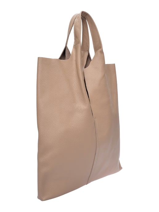 Anna Luchini Beige Bolso de cuero - Image 2