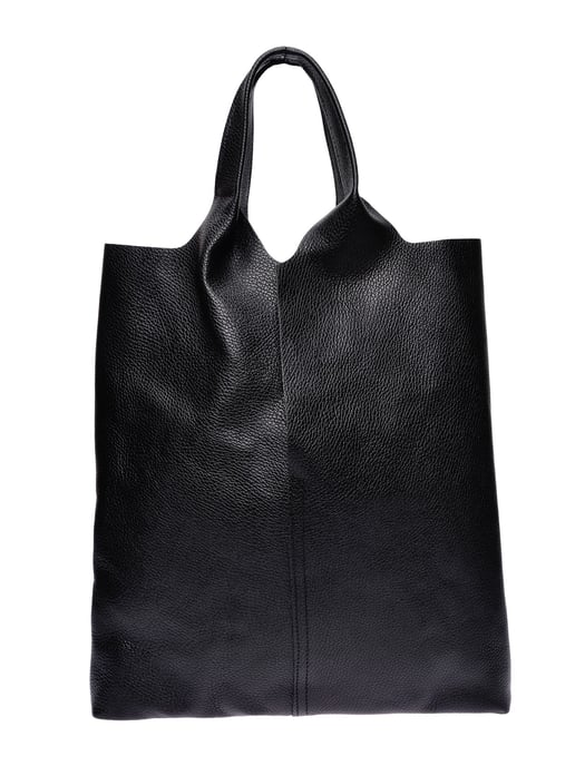 Anna Luchini Negro Bolso de cuero - Image 1