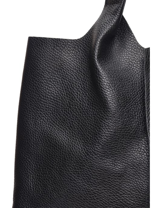 Anna Luchini Negro Bolso de cuero - Image 3