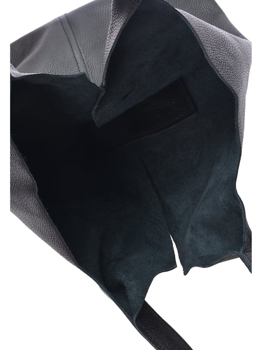 Anna Luchini Negro Bolso de cuero - Image 4
