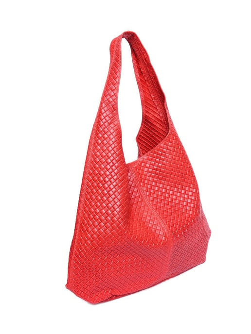 Luisa Vannini Rojo Bolso de cuero - Image 2