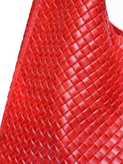Luisa Vannini Rojo Bolso de cuero - Image 3