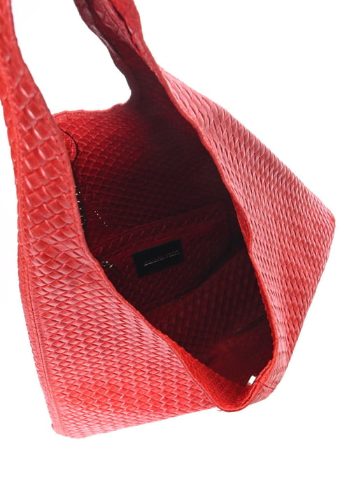 Luisa Vannini Rojo Bolso de cuero - Image 4