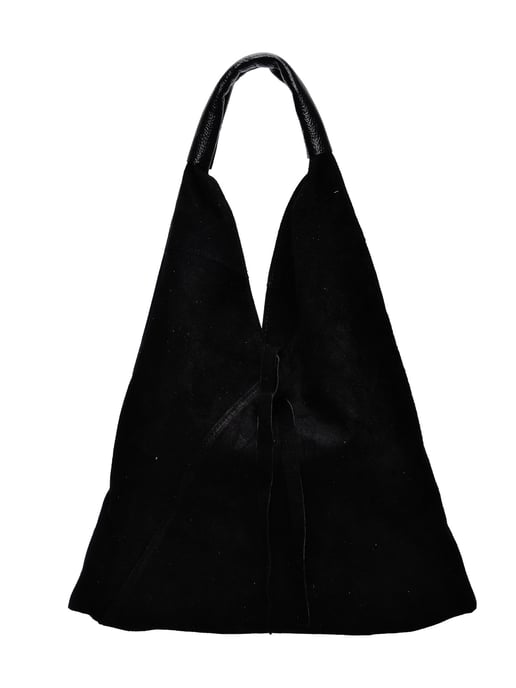 Anna Luchini Negro Bolso de cuero - Image 1