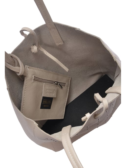 Isabella Rhea Beige Bolso de cuero - Image 4