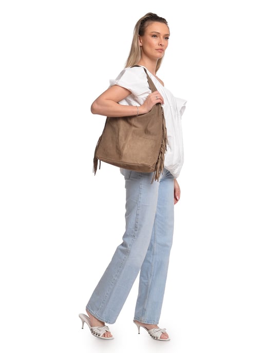 Isabella Rhea Beige Bolso de cuero - Image 5