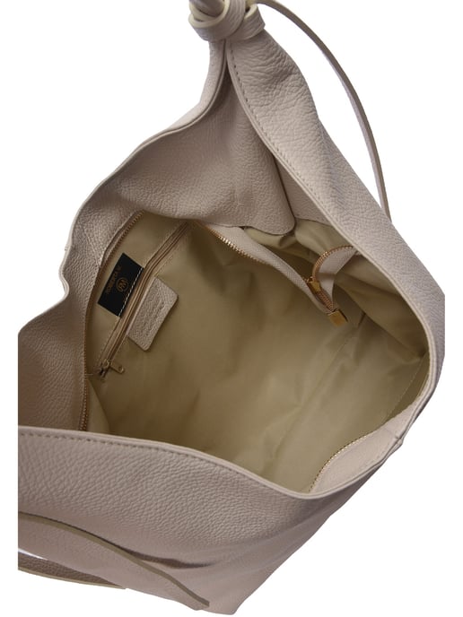 Roberta M Beige Bolso de cuero - Image 4