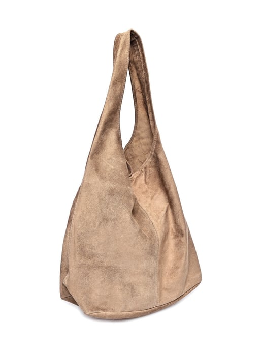 Anna Luchini Beige Bolso de cuero - Image 2