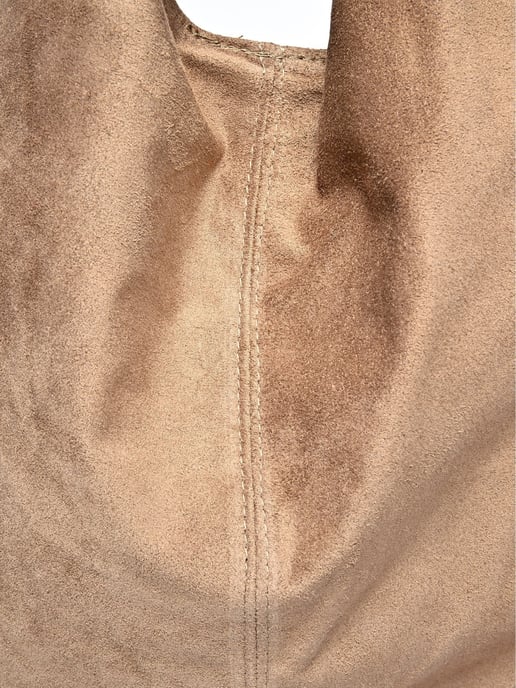 Anna Luchini Beige Bolso de cuero - Image 3