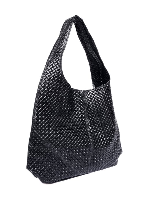 Luisa Vannini Negro Bolso de cuero - Image 2