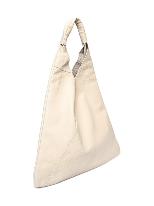 Anna Luchini Beige Bolso de cuero - Image 2