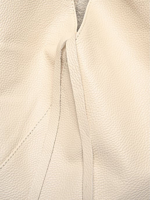 Anna Luchini Beige Bolso de cuero - Image 3