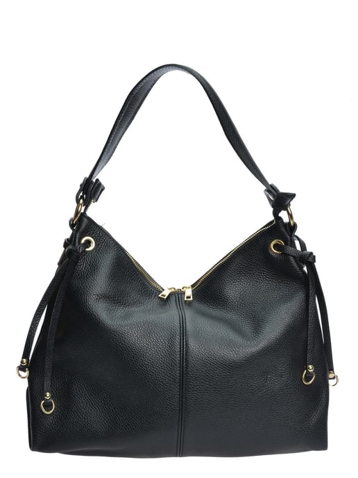 Isabella Rhea Negro Bolso de cuero - Image 1