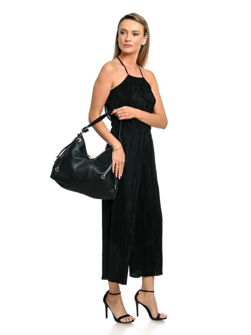 Isabella Rhea Negro Bolso de cuero - Image 4