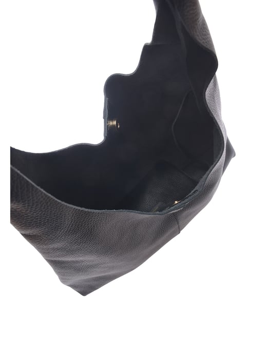 Luisa Vannini Negro Bolso de cuero - Image 4