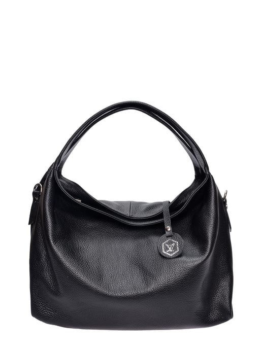 Luisa Vannini Negro Bolso de cuero - Image 1