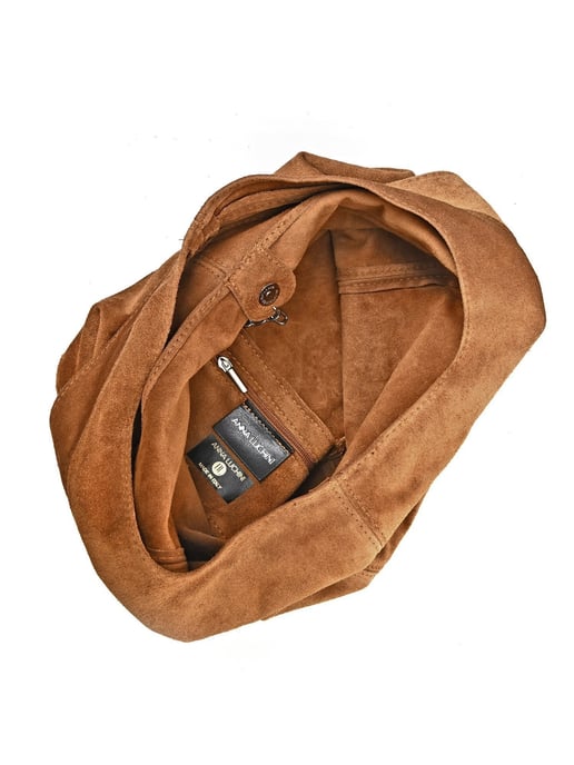 Anna Luchini Brown Bolso de cuero - Image 4