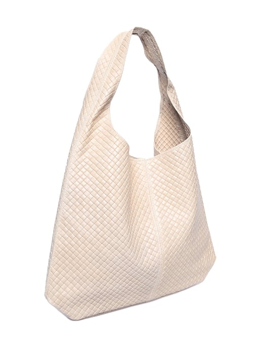 Luisa Vannini Beige Bolso de cuero - Image 2