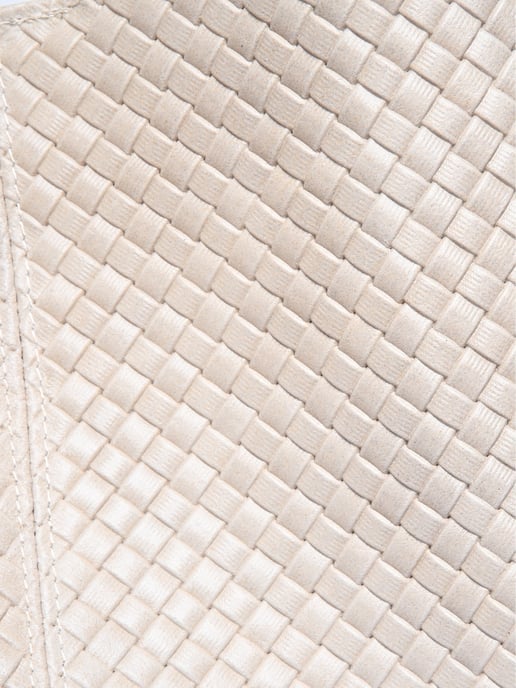 Luisa Vannini Beige Bolso de cuero - Image 3