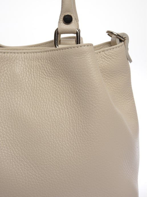 Roberta M Beige Bolso de cuero - Image 3