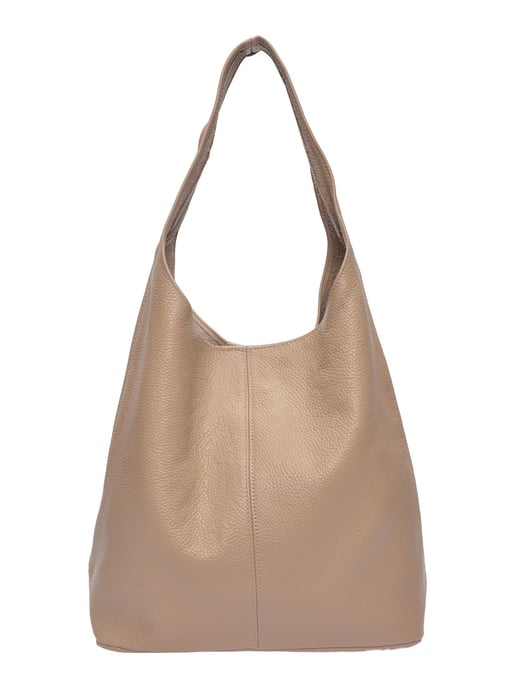 Roberta M Beige Bolso de cuero - Image 1