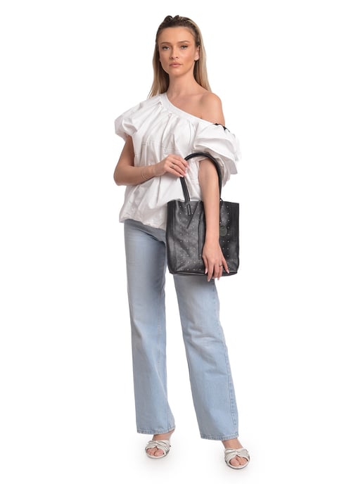 Isabella Rhea Negro Bolso de cuero - Image 5