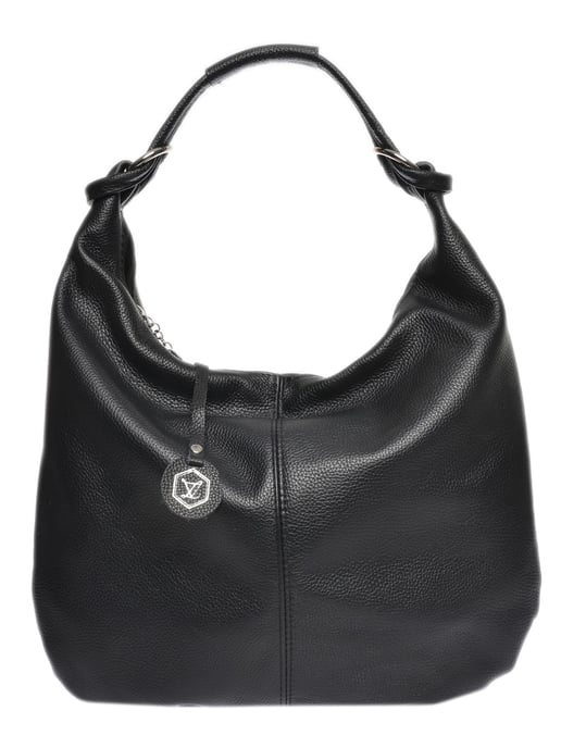 Luisa Vannini Negro Bolso de cuero - Image 1