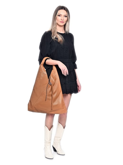 Anna Luchini Brown Bolso de cuero - Image 5