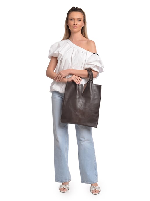Anna Luchini Granate Bolso de cuero - Image 5