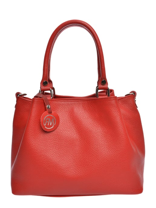 Roberta M Rojo Bolso de cuero - Image 1