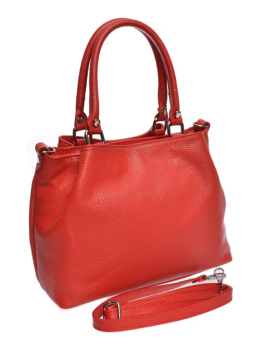 Roberta M Rojo Bolso de cuero - Image 2