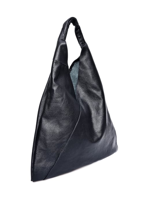 Anna Luchini Negro Bolso de cuero - Image 2