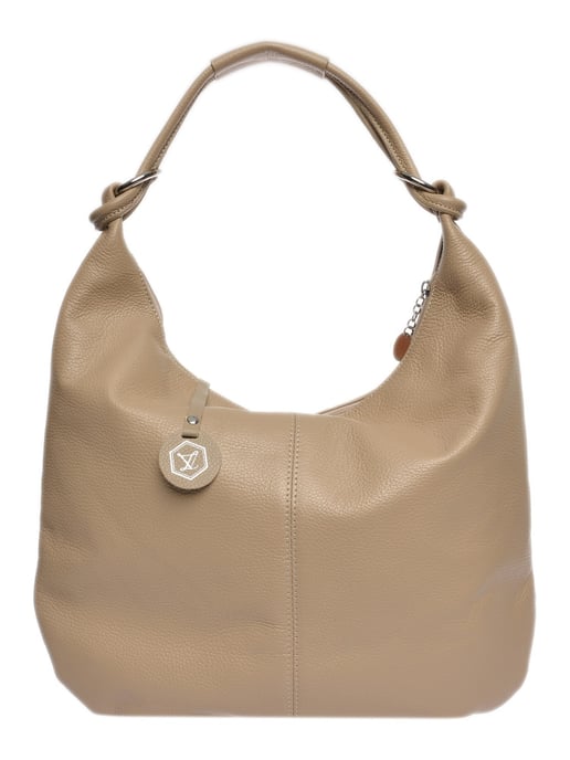 Luisa Vannini Beige Bolso de cuero - Image 1