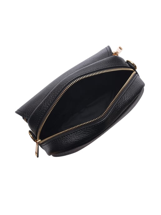 Luisa Vannini Negro Bolso de cuero - Image 4