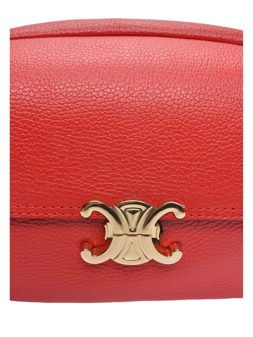 Luisa Vannini Rojo Bolso de cuero - Image 3