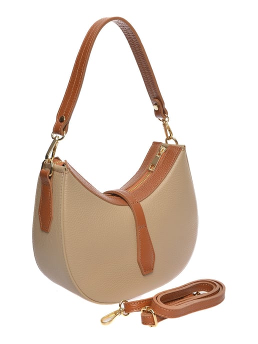 Roberta M Beige Bolso de cuero - Image 2