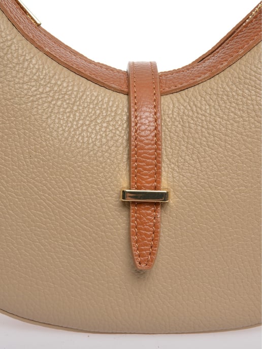 Roberta M Beige Bolso de cuero - Image 3