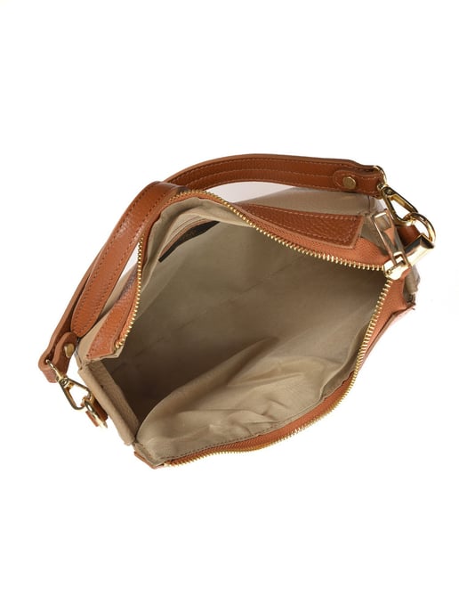 Roberta M Beige Bolso de cuero - Image 4