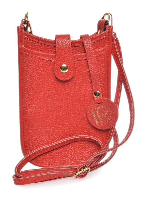 Isabella Rhea Rojo Bolso de cuero - Image 1