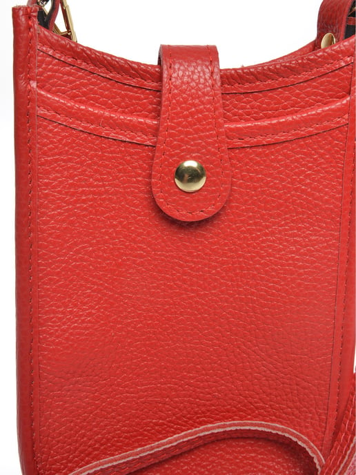 Isabella Rhea Rojo Bolso de cuero - Image 3