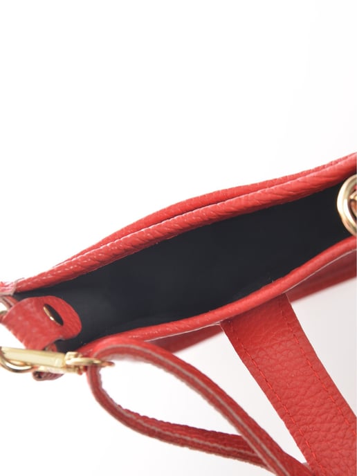 Isabella Rhea Rojo Bolso de cuero - Image 4