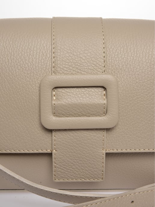 Luisa Vannini Beige Bolso de cuero - Image 3