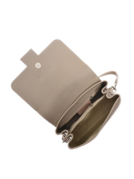 Luisa Vannini Beige Bolso de cuero - Image 4
