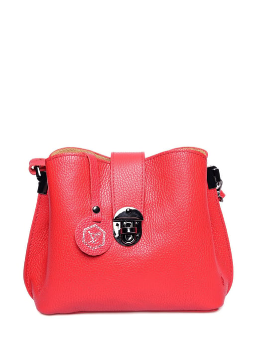 Luisa Vannini Rojo Bolso de cuero - Image 1